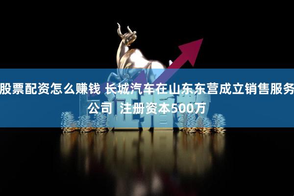 股票配资怎么赚钱 长城汽车在山东东营成立销售服务公司  注册资本500万